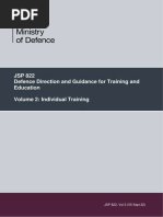 JSP 822 - Vol 2 - Individual Training - v5 - Sept 2022