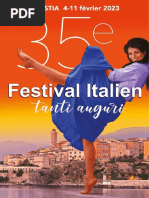 Programme Festival Italien 2023