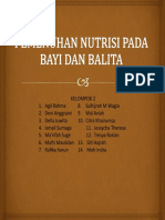 Pemenuhan Nutrisi Bayi Dan Anak Balita