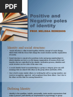 Positive and Negative Roles of Identity