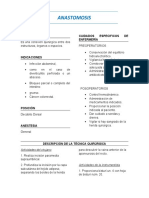 Anastomosis