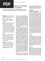 Stigma Scale Development of A Standardised Measure of The Stigma of Mental Illness