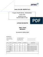 D013-000-EL-M-001 - 0 Lista de Equipos