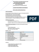 Cronograma de Examen Practico Arreglado