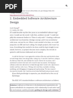 Embedded Software Architecture Design - Embedded Software Design - A Practical Approach To Architecture, Processes, and Coding Techniques