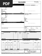 Bill of Landing