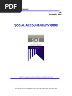 Ocial Ccountability: SAI SA8000®: 2008