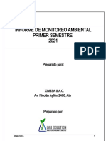 Informe de Monitoreo Ambiental Ximesa (Primer Semestre 2021) V2