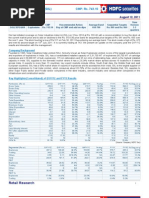 Solar Industries - HDFC Sec - 12-08-2011