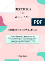 Ejercicios de Williams