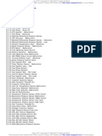 Hyundai Specific Trouble Codes