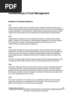 Lanen - Fundamentals of Cost Accounting - 6e - Chapter 10 - Solution Manual