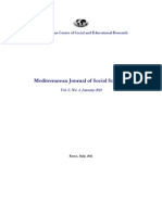 Mediterranean Journal of Social Sciences ISSN 2039-2117, Vol.2, No.1, January 2011