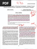 A Qualitative Investigation of Practicing - Psychologists - Attitudes - Toward - Researchinformed - Practice