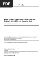 Power Quality Improvement of Distribution Network Using BESS and Capacitor Bank