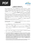 Contrato de Transacción