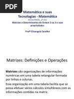 Determinantes de Ordem 2 Ou 3 e Suas Propriedades