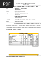 Informe 044 Rendición de Cuentas de Compra de Alimentos