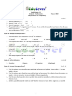 Maths Sample Papers 3