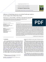 In Uence of Hydrology Process On Wetland Landscape Pattern: A Case Study in The Yellow River Delta