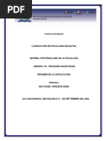 El Impacto Del Positivismo en La Psicología