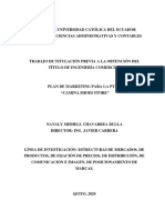 Trabajo de Titulacion - Nataly Mishell Chavarrea Bulla - Plan de Marketing de La Pyme CAMINA SHOES STORE