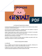 10 Técnicas de La Gestalt