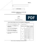 Sains K2 Trial SPM Pahang 2008