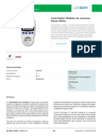 Controlador Medidor de Consumo Power Meter