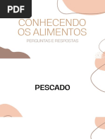 Revisão 4 - Conhecendo Os Alimentos - PESCADO