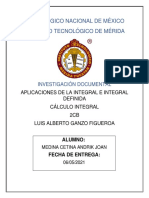 Aplicaciones de La Integral e Integral Definida