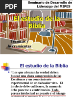 El Estudio de La Biblia