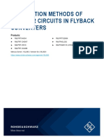 Verification Methods of Snubber Circuits in Flyback Converters