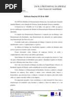 Reflexão de Modelos de Demonstrações Financeiras