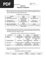 Genetics Lab Exercise 1