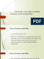 Version 1 Power and Balance Exercises