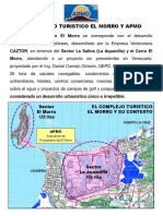 El Complejo Turistico El Morro y Elecciones Apmo 2022-2025