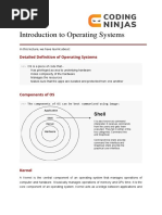 Introduction To Operating Systems