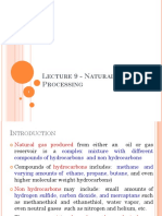 Lecture 9 - Natural Gas Processing Notes