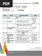 CARTA DESCRIPTIVA 6 Enero 2023 15PES0771K