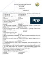 2ndQ FIRST SUMMATIVE TEST EARTH AND LIFE