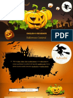 Horror Pumpkin Light Halloween PowerPoint Templates