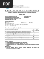 COAL Course Outline