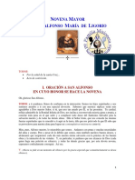 Novena Mayor de Nuestro Padre Alfonso