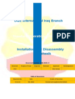 SOP-17-Installation and Disassembly of Catwalk