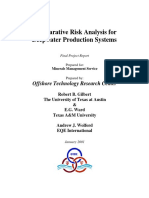 Comparative Risk Analysis For Deepwater Production Systems