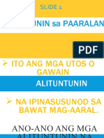 Slide 1: Alituntunin Sa Paaralan