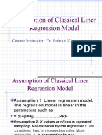 Chapter-3 Assumption of CLRM