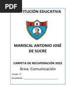 Carpeta de Recuperacion 3°