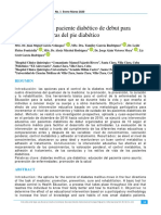 La Educación Del Paciente Diabético de Debut para Prevenir Ulceras Del Pie Diabetico